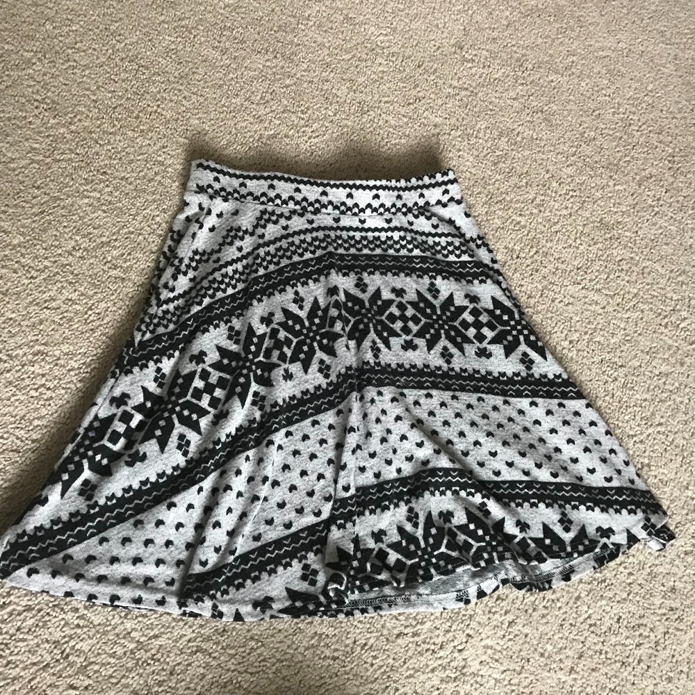 Super Soft Sweater Skater Skirt